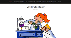 Desktop Screenshot of missdoctorbailer.com