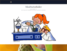 Tablet Screenshot of missdoctorbailer.com